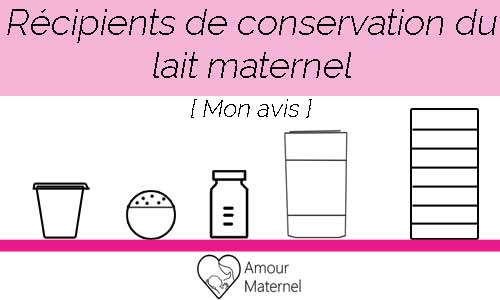 récipient conservation lait maternel