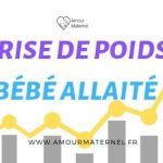 Prise de poids bébé allaité