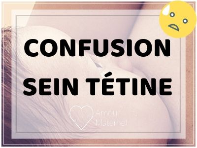 confusion sein tetine