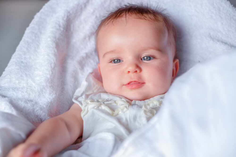 Bébé après une tétée