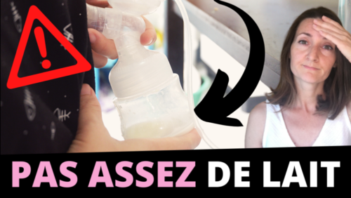 pas assez de lait au tire-lait allaitement