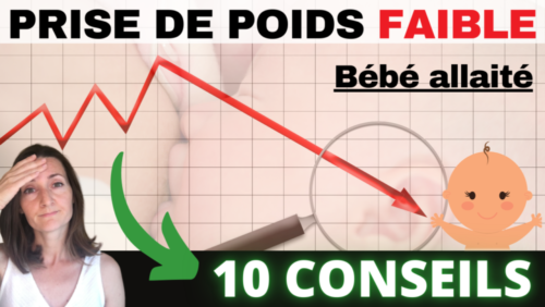 bébé ne prend pas de poids