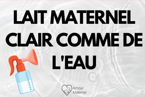 Lire la suite à propos de l’article Lait maternel très clair ou transparent