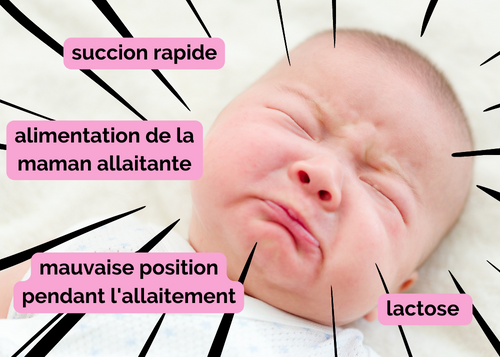 bebe allaitement gaz 4 causes