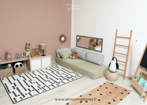 chambre bebe montessori