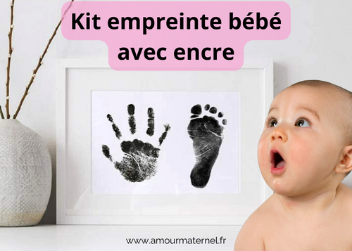 kit empreinte bebe encre