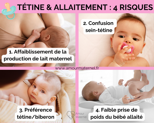 tétine allaitement 4 risques