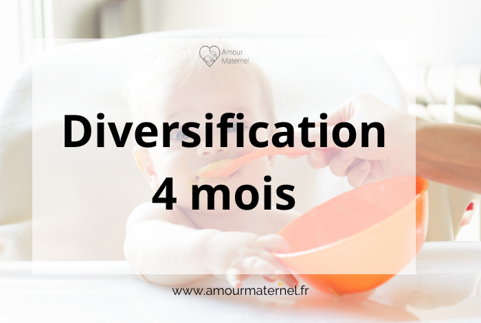 diversification alimentaire 4 mois