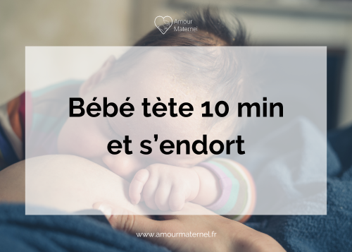 bébé endormi au sein